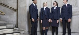 group of school children
