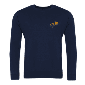 Sandringham Navy Blue Sweatshirt w/Logo
