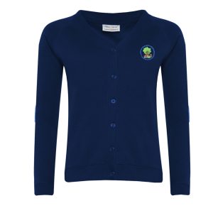 Shaw Wood Academy Cardigan w/Logo