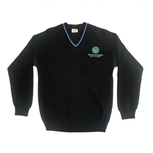 Sir Jonathan North Trimmed Pullover w/Logo