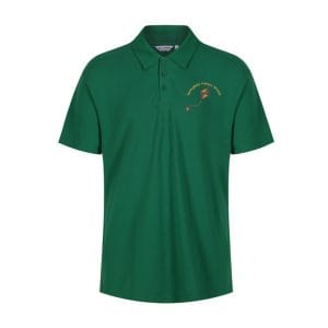 Springfield Primary Emerald PE Polo Shirt w/Logo