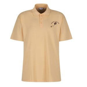 Springfield Primary Gold Daywear Polo Shirt w/Logo