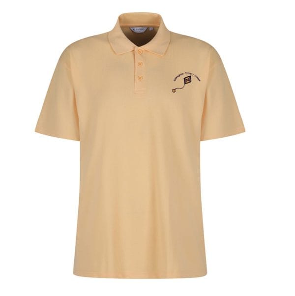 Springfield Primary Gold Daywear Polo Shirt w/Logo