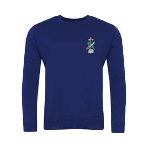 St Albans V-Neck Sweatshirt w/Logo