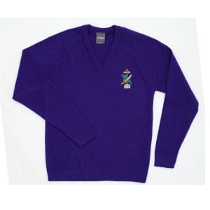 St Albans Boys Knitted Pullover w/Logo