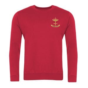 Saint John Houghton Red P.E Sweatshirt w/Logo