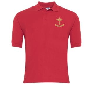 Saint John Houghton Red P.E Polo Shirt w/Logo