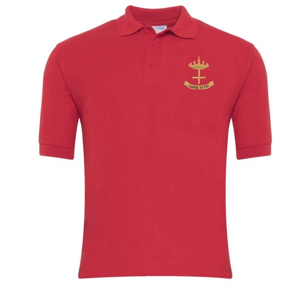 Saint John Houghton Red P.E Polo Shirt w/Logo