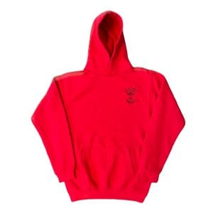 Saint John Houghton Red Hooded Top w/Logo