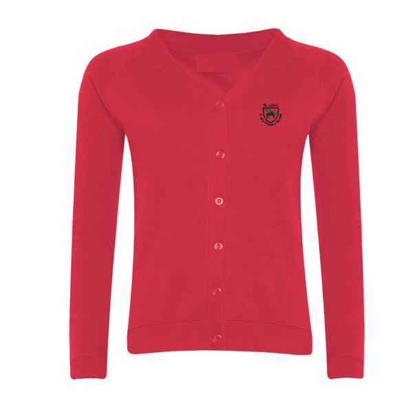 St Lukes Sweatshirt Cardigan w/Logo