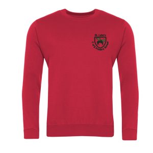 St Lukes Crew Neck Sweatshirt w/Logo