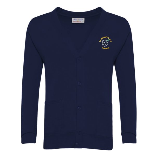 St Michael Cardigan w/Logo