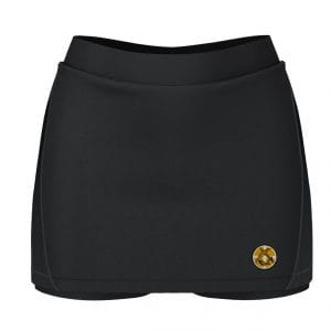 St Paul's Black Game Skort w/Logo