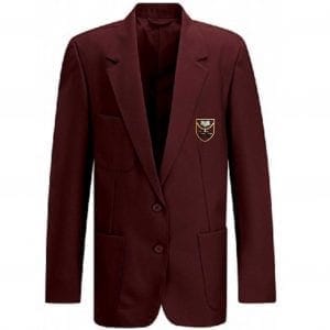 St Thomas More Girls Blazer Maroon w/Logo