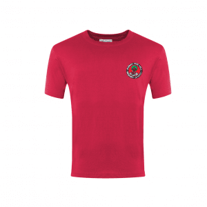 Cherry Tree House T-Shirt w/Logo - Red