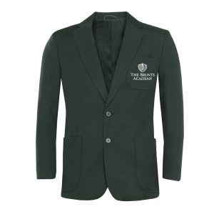 The Brunts Boys Bottle Green Blazer w/Logo