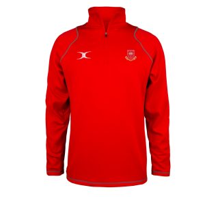 Trent College Red P.E Fleece w/Logo