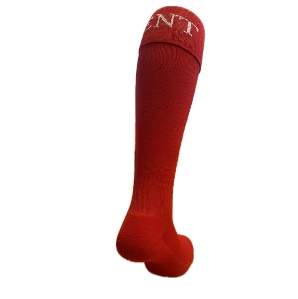 Trent College Red Sports Socks w/Trent Lettering