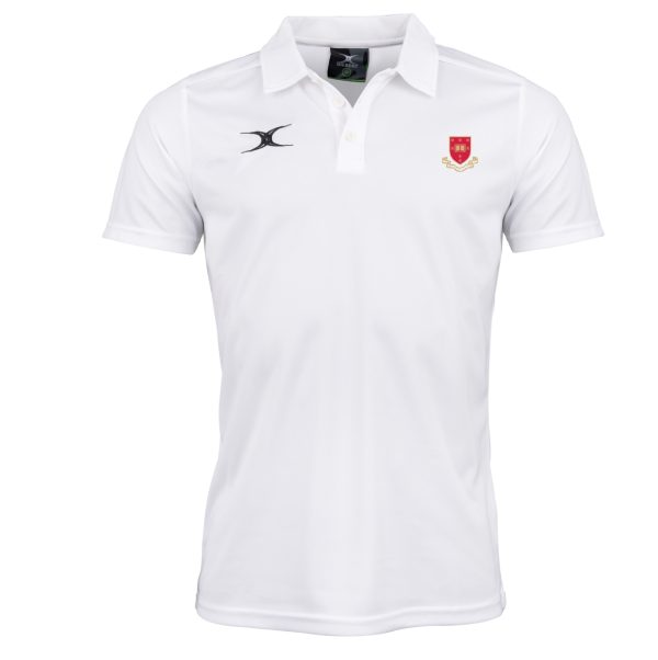 Trent College Boys White Polo w/Logo