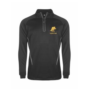 Tupton Hall 1/4 Zip Top w/Logo