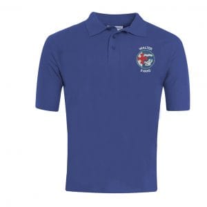 Walter Evans Royal Polo Shirt w/Logo
