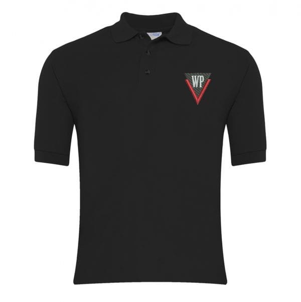 West Park Black Polo Shirt w/Logo (Year's 10-11 Only)