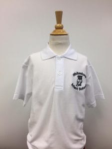 W.Stone Infants White Polo Shirt w/Logo
