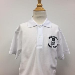 W.Stone Infants White Polo Shirt w/Logo