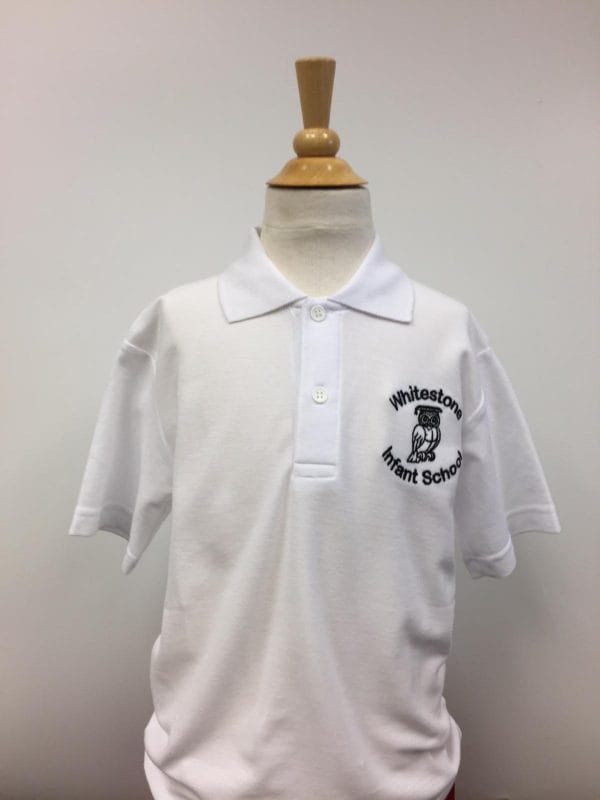 W.Stone Infants White Polo Shirt w/Logo