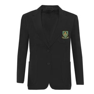 Wigston Academy Girls Blazer Black w/Logo