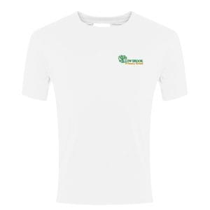 Willow Brook White P.E T-Shirt w/Logo