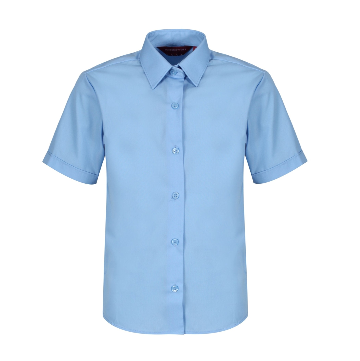 The Ridge College Girls Blue Twinpack S/S Blouse