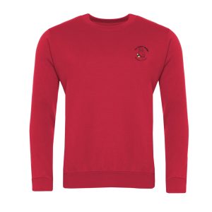 Woodland Grange Red PE Crew Sweatshirt