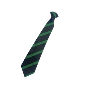 Armthorpe Academy Green Stripe Clip on Tie