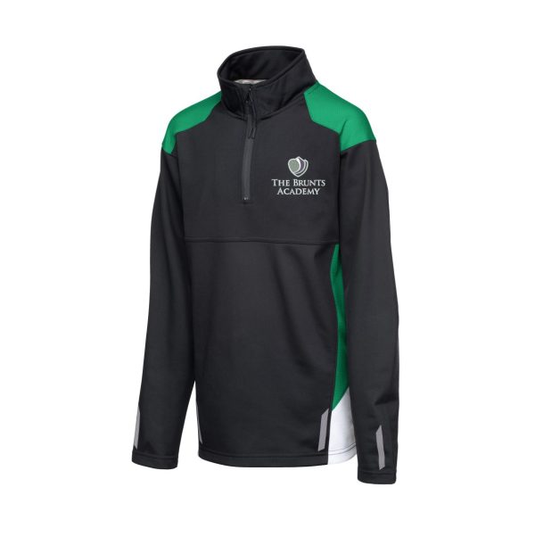 Brunts NEW Qtr Zip Top w/Logo