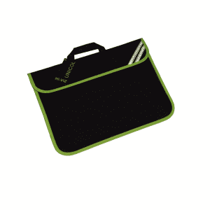 St Werbugh's Bookbag Black w/Logo