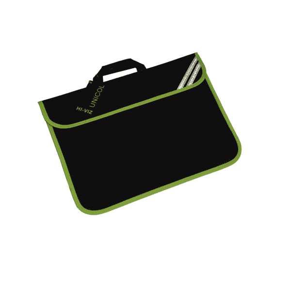 St Werbugh's Bookbag Black w/Logo
