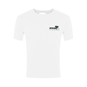 Jesse Gray Primary School White P.E T-Shirt w/Logo