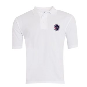 Lower Farm Academy White Polo Shirt w/Logo
