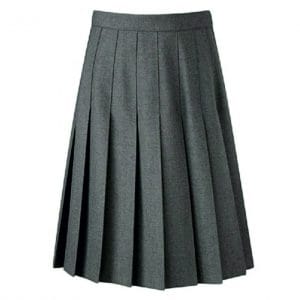 Senior Girls Grey Pleated Skirt