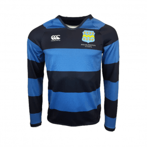 Pocklington Long Sleeve Reversible Rugby Shirt w/Logo