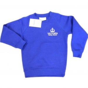 Victoria Primary Royal Blue Sweatshirt w/Logo