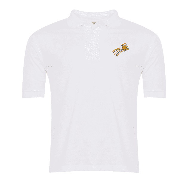 Sandringham White Polo Shirt w/Logo