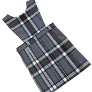 Brooke Priory Girls Grey Tartan Tunic