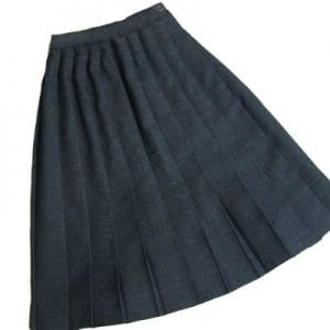 Prep Girls Pleated Grey Skirt