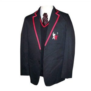 Samworth Church Girls Blk Blazer w/Logo
