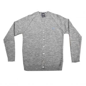 Bilton School Grey Boys Cardigan w/Logo