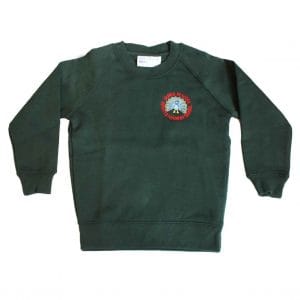 James Peacock Bottle Green Sweatshirt w/Logo
