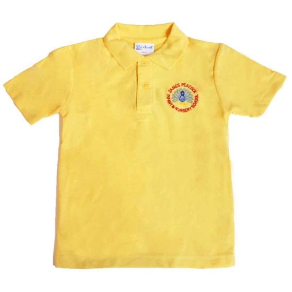 James Peacock Gold Polo Shirt w/Logo