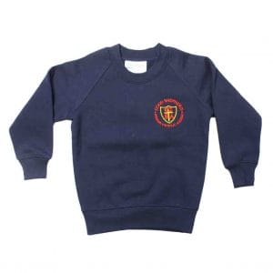 Navy P.E Sweatshirt w/Logo